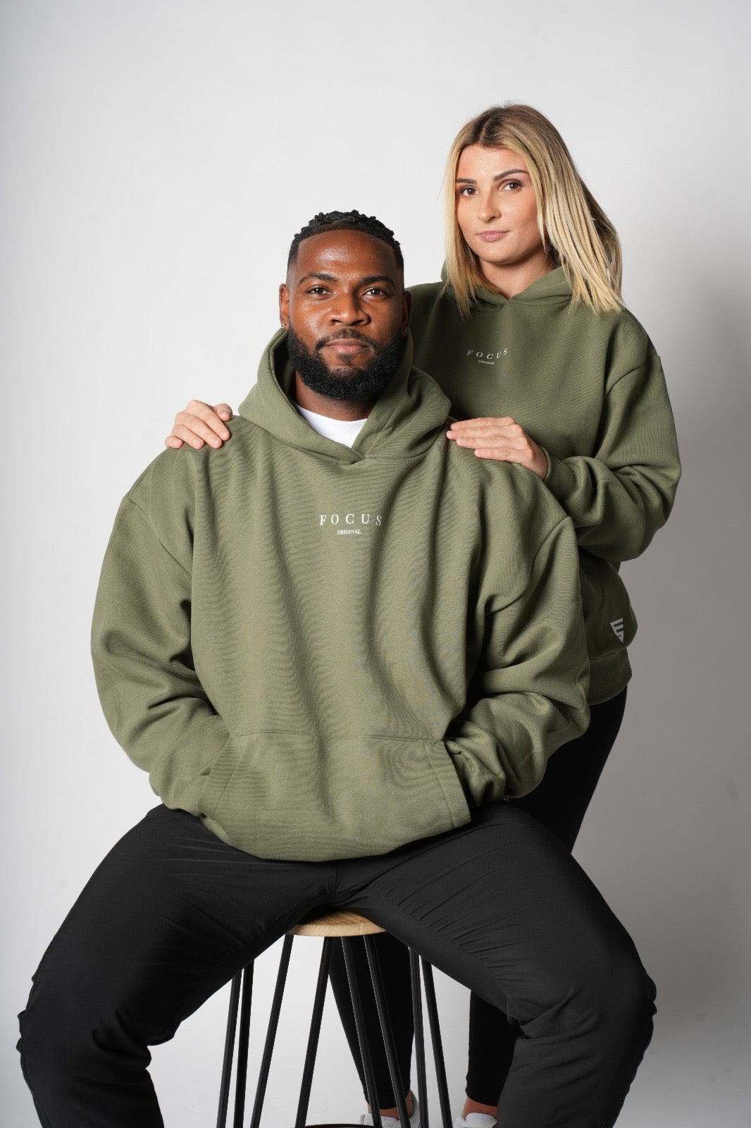 Sweat à capuche oversize (Focus Original)